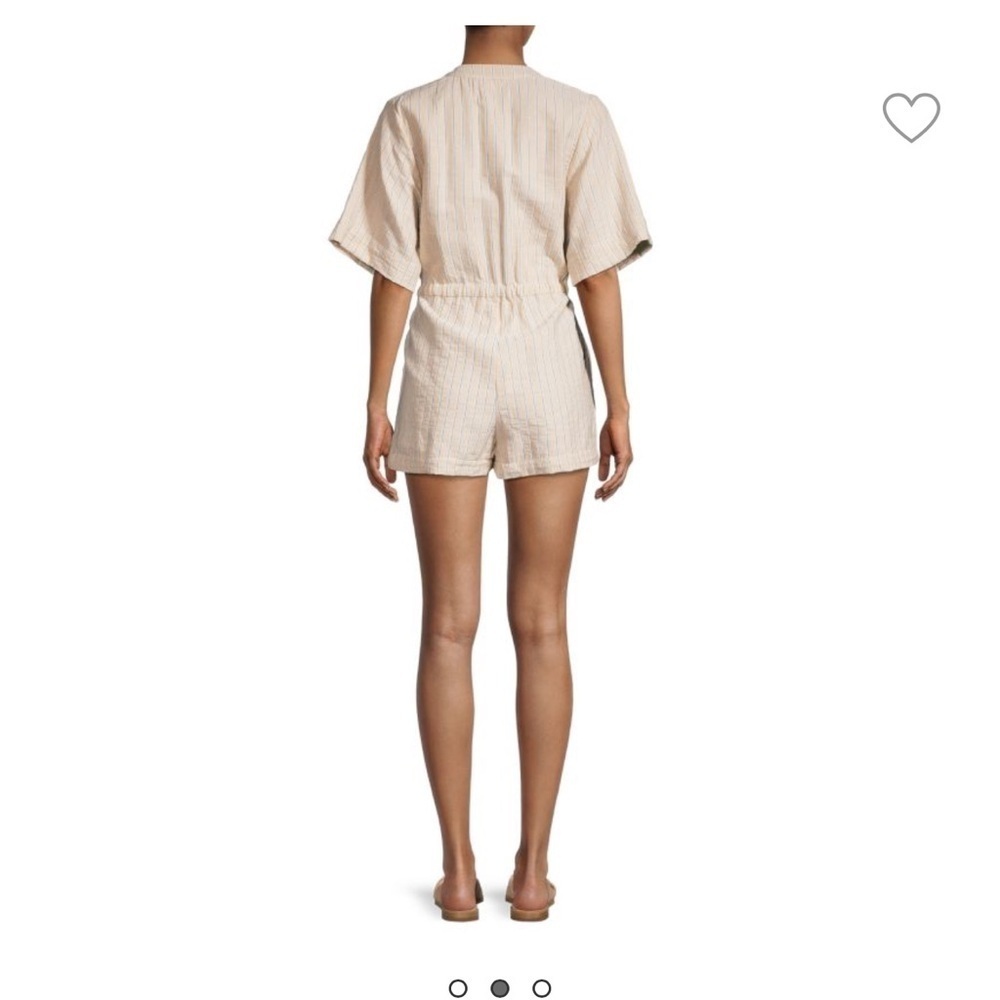 Heroes & Dreamers Eden Striped Romper Sz M - Picture 3 of 9